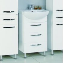 Тумба с раковиной Акватон Ария 50 Н белая Тумба с раковиной Акватон Ария 50 Н белая