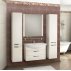 Комплект мебели Акватон Ария 80 М белая-small