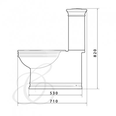 Унитаз-компакт Caprigo Armonia 5813-4