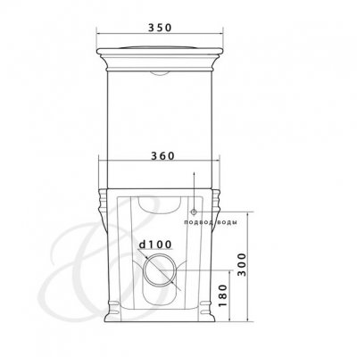 Унитаз-компакт Caprigo Armonia 5813-5