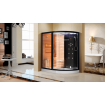 Комбинированная сауна 2в1 Ceruttispa Lugano Nero K9751L-Black