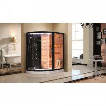 Комбинированная сауна 2в1 Ceruttispa Lugano Nero K9751R-Black