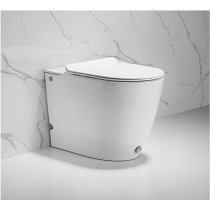 Унитаз приставной с функцией импульсного смыва Ceruttispa Barbaria B-376B Унитаз приставной с функцией импульсного смыва Ceruttispa Barbaria B-376B