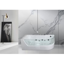 Акриловая гидромассажная ванна Ceruttispa C-402 L 800х1500х580