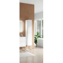 Пенал Sanvit Лира L/R белый глянец , напольный, белый профиль Пенал Sanvit Лира L/R белый глянец , напольный, белый профиль