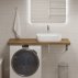 Столешница в ванную из дуба 120 (натуральный)--small-2