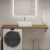 Столешница в ванную из дуба 150 (натуральный)--small-2