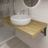 Столешница в ванную из лиственницы 100 (натуральный)--small-1