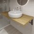 Столешница в ванную из лиственницы 110 (натуральный)--small-1