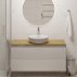 Столешница в ванную из лиственницы 110 (натуральный)--small-2