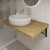 Столешница в ванную из лиственницы 80 (натуральный)--small-1