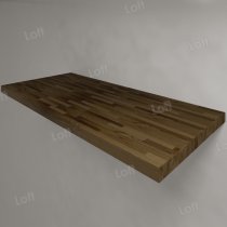 Столешница в ванную из лиственницы 110 (темный)