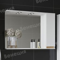 Зеркало-шкаф Венеция Bianco 100 белый