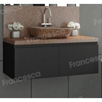 Тумба с раковиной на заказ Francesca Люмьер 100
