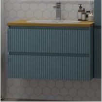 Тумба с раковиной на заказ Francesca ZM-001 голубая