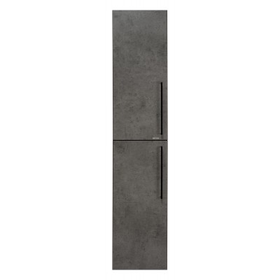 Шкаф-пенал Brevita Rock L, бетон темно-серый
