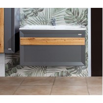 Тумба с раковиной Бриклаер Берлин 100 оникс серый Тумба с раковиной Бриклаер Берлин 100 оникс серый