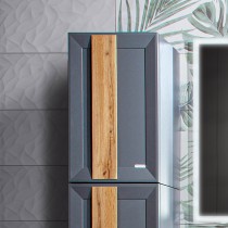 Шкаф навесной Бриклаер Берлин 60 оникс серый Шкаф навесной Бриклаер Берлин 60 оникс серый