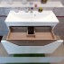 Комплект мебели Бриклаер Брайтон 100 белый матовый/дуб кера--small-3