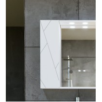 Шкаф навесной Бриклаер Кристалл 20, белый Шкаф навесной Бриклаер Кристалл 20, белый