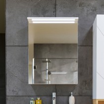 Зеркало-шкаф Бриклаер Кристалл 56, белый Зеркало-шкаф Бриклаер Кристалл 56, белый