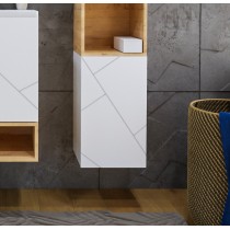 Шкаф навесной Бриклаер Кристалл 60, белый (ширина 35.2) Шкаф навесной Бриклаер Кристалл 60, белый (ширина 35.2)