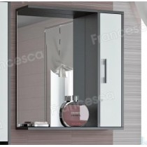 Зеркало-шкаф Francesca Eco 65 белый-венге