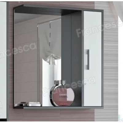 Зеркало-шкаф Francesca Eco 65 белый-венге