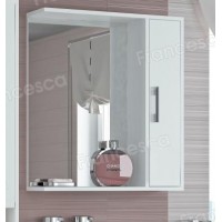 Шкаф-зеркало Francesca Eco 65 белый