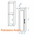 Шкаф навесной Francesca Империя 20 венге (универсальный)--small-2