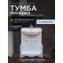 Тумба с раковиной Francesca Империя 60 белый (2дв+2ящ, ум. Уют 60)--small-1