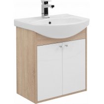 Тумба с раковиной Aquanet Грейс 60, дуб сонома