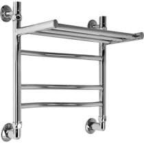 Полотенцесушитель водяной Aquanerzh Волна групповая с полкой 50х40