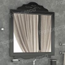 Зеркало Francesca Эстель 85 черный, декоративная рама