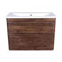 Тумба с раковиной Style Line Атлантика 100 Люкс Plus подвесная старое дерево Тумба с раковиной Style Line Атлантика 100 Люкс Plus подвесная старое дерево