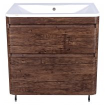 Тумба с раковиной Style Line Атлантика 80 Люкс Plus напольная старое дерево Тумба с раковиной Style Line Атлантика 80 Люкс Plus напольная старое дерево