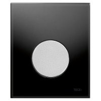Кнопка смыва TECE Loop Urinal 9242655 черное стекло, кнопка хром матовый