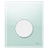 Кнопка смыва TECE Loop Urinal 9242651 зеленое стекло, кнопка белая-small