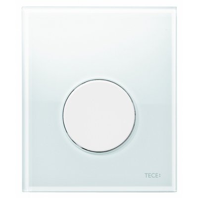  Кнопка смыва TECE Loop Urinal 9242650 белое стекло