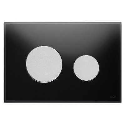 Кнопка смыва TECE Loop 9240655 черное стекло, кнопка хром матовый