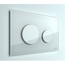  Кнопка смыва TECE Loop 9240650 белое стекло