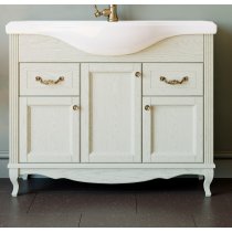 Тумба с раковиной ValenHouse Эллина 105 Слоновая кость