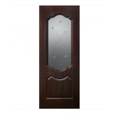 Дверь межкомнатная со стеклом Мечта 800мм венге ПВХ