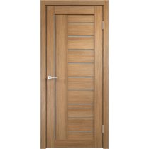 Дверь межкомнатная Linea 600х40х2000мм Дуб золотой со стеклом