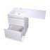 Комплект мебели Style Line Даллас 120 Люкс Plus напольная, белая--small-5