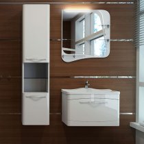 Комплект мебели Velvex Iva 65 подвесная, белая