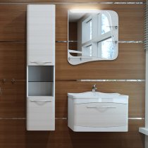 Комплект мебели Velvex Iva 65 подвесная, светлый лен