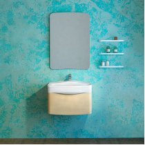 Комплект мебели Velvex Iva 60 подвесная, светлый лен