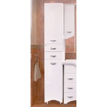 Шкаф-пенал Misty Дрея 35 с бельевой корзиной