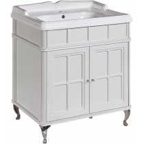 Тумба с раковиной Caprigo Borgo 70 bianco-grigio, с раковиной Caprigo CH-700